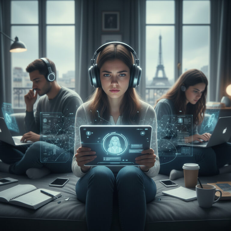 Imagen destacada de la noticia “Jóvenes en Francia reemplazan la terapia por inteligencia artificial: expertos alertan sobre los riesgos” en UniNews de UNIFADER.
